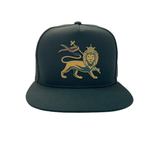 Boné snapback verde militar com bordado detalhado de leão real. Design sofisticado, aba reta e ajuste snapback para máximo conforto. Compre já