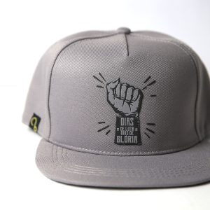 Boné Snapback Cinza "Dias de Luta, Dias de Glória" - Cinza
