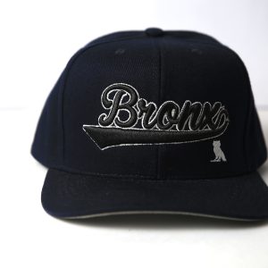 Boné Snapback Azul Marinho "Bronx" Bordado - Estilo Urbano