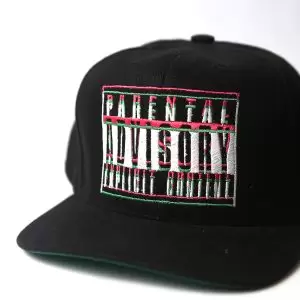 Boné Parental Advisory - Preto