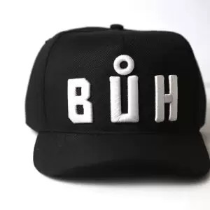 Boné O BÜH – Preto com Logo Branco