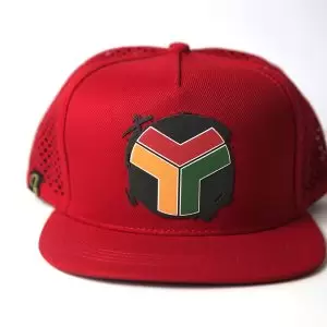 Boné Encontro das Tribos – Vermelho com Símbolo Reggae
